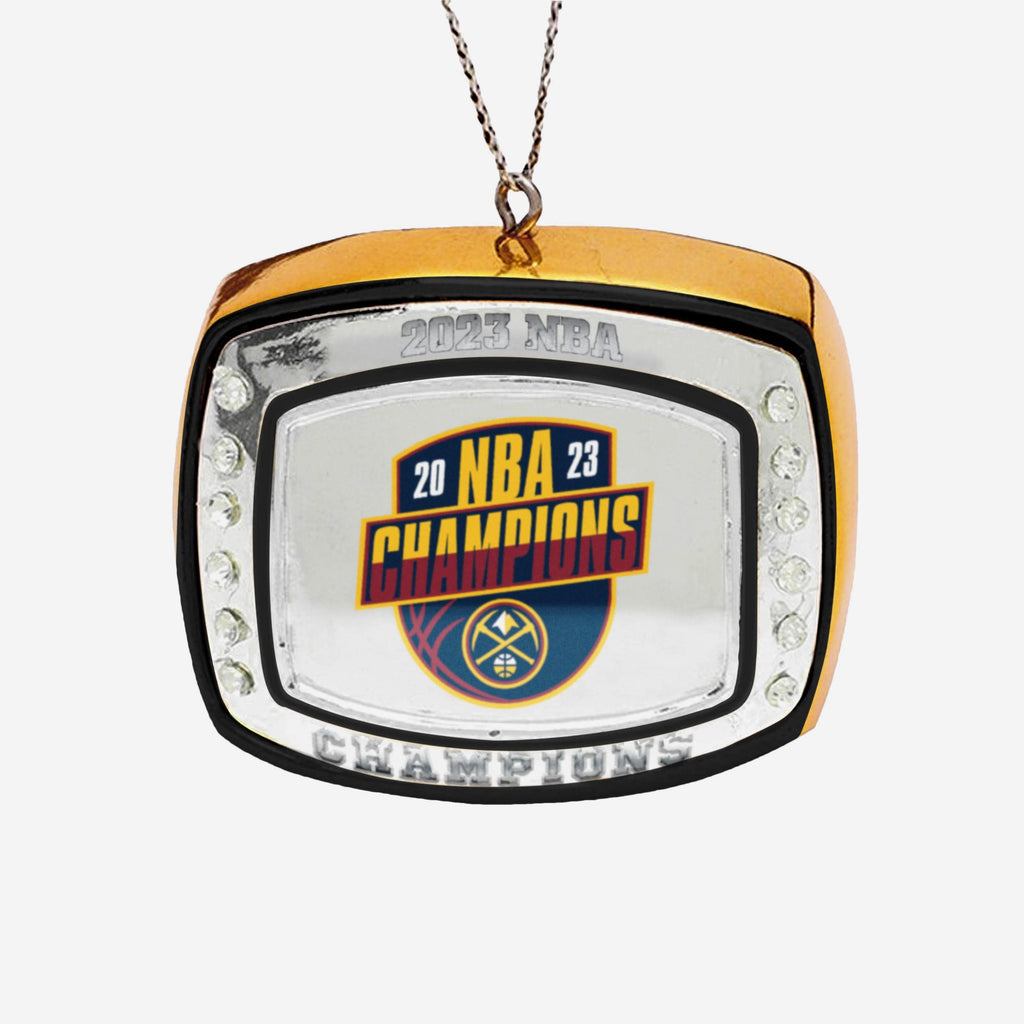 Denver Nuggets 2023 NBA Champions Ring Ornament FOCO - FOCO.com