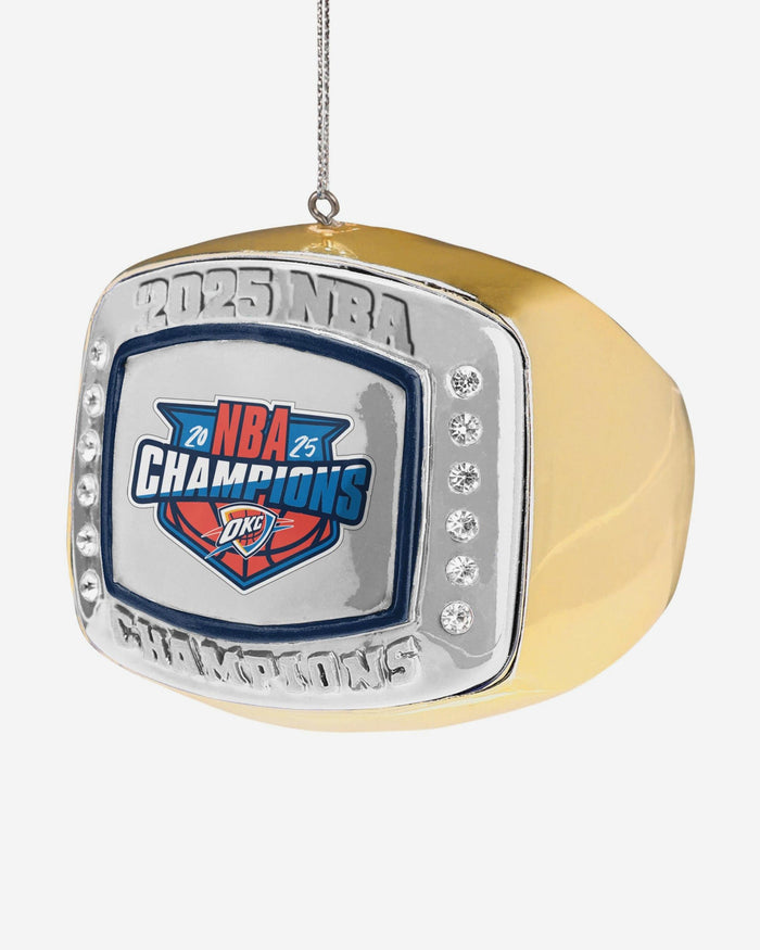 Oklahoma City Thunder 2025 NBA Champions Ring Ornament FOCO - FOCO.com