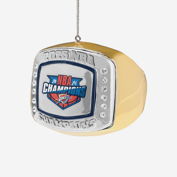 らぴす　偉大なる地球の宝物　虹煌めく幻のエンジェルラダーオーラアメトリン Oklahoma City Thunder 2025 NBA Champions Ring Ornament FOCO