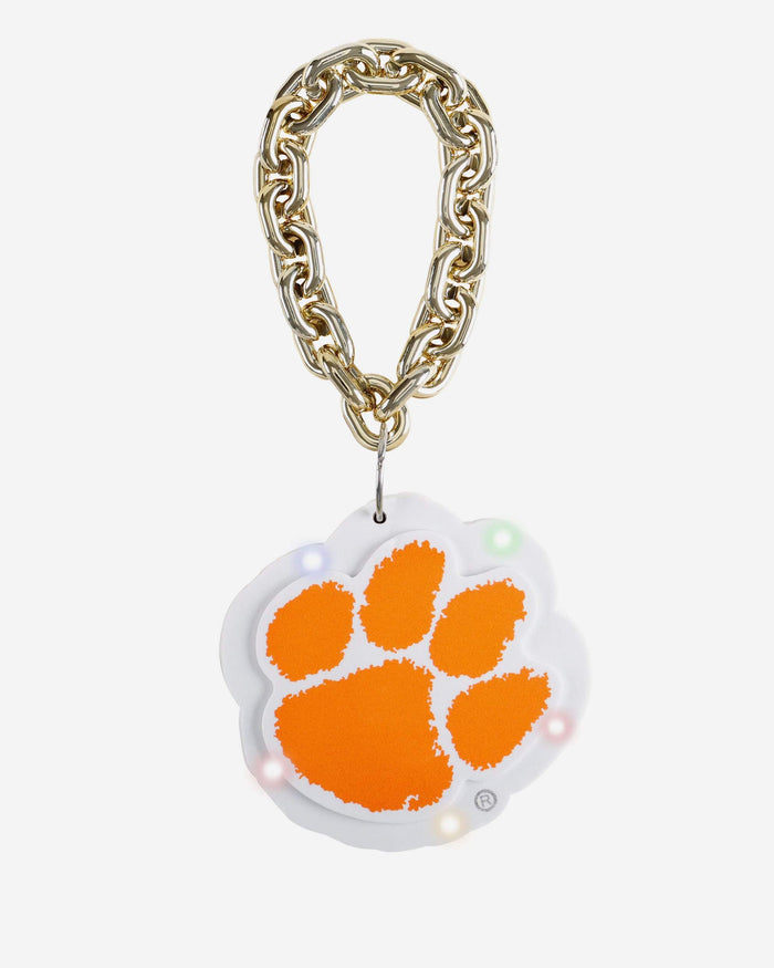 Clemson Tigers Big Logo Light Up Chain Ornament FOCO - FOCO.com