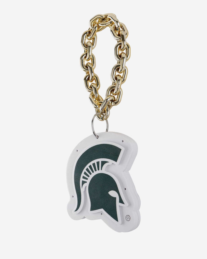 Michigan State Spartans Big Logo Light Up Chain Ornament FOCO - FOCO.com