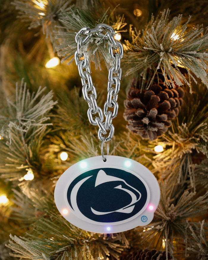 Penn State Nittany Lions Big Logo Light Up Chain Ornament FOCO - FOCO.com