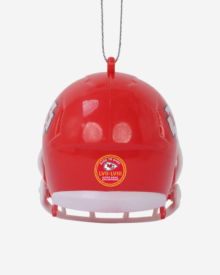 Kansas City Chiefs Super Bowl LVIII Champions Resin Football Helmet Ornament FOCO - FOCO.com
