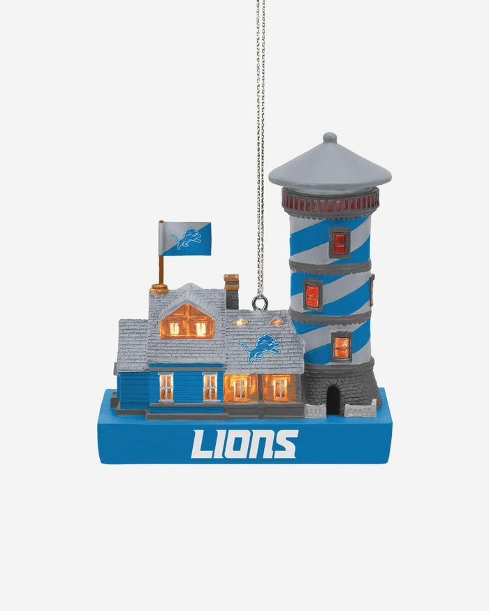 Detroit Lions Light Up Resin Lighthouse Ornament FOCO - FOCO.com