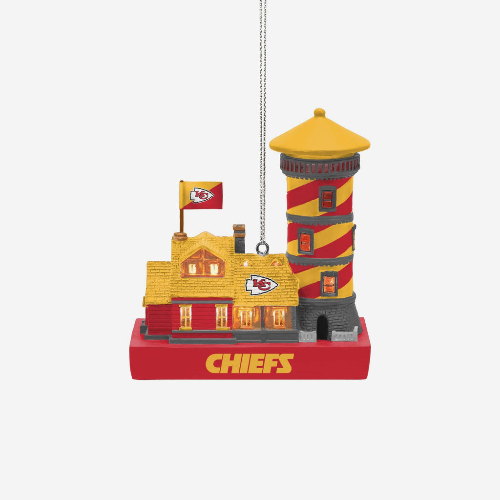 Kansas City Chiefs Light Up Resin Lighthouse Ornament FOCO - FOCO.com