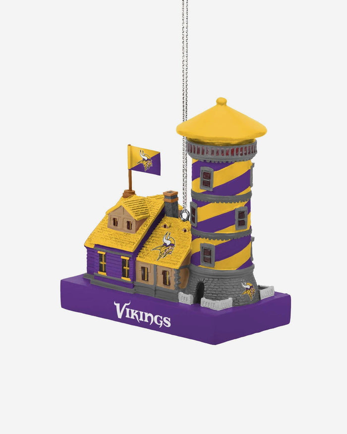 Minnesota Vikings Light Up Resin Lighthouse Ornament FOCO - FOCO.com