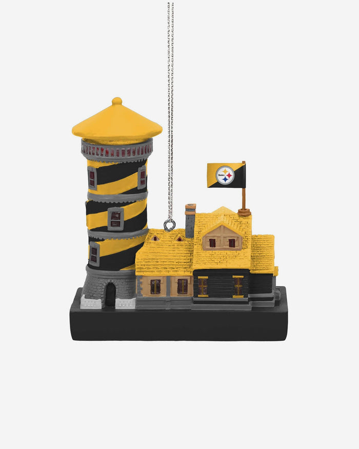 Pittsburgh Steelers Light Up Resin Lighthouse Ornament FOCO - FOCO.com