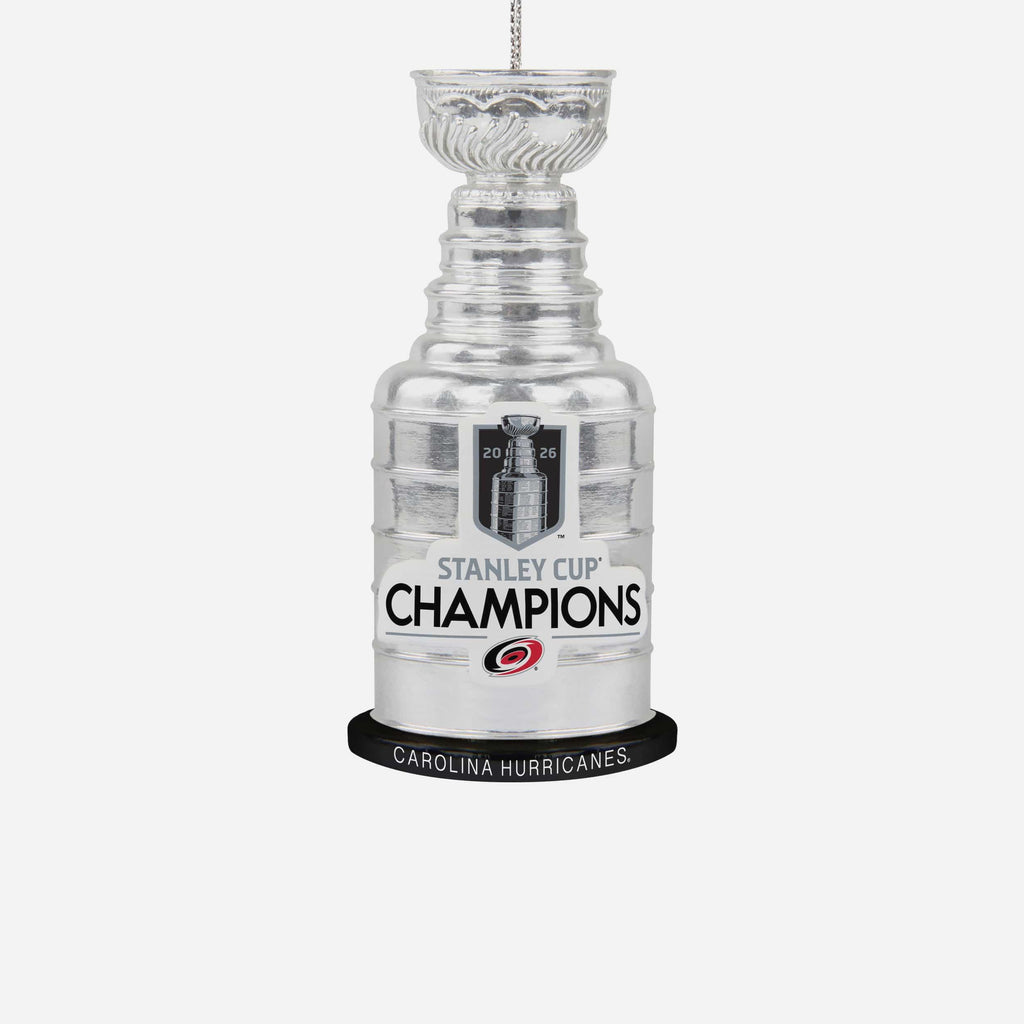 Carolina Hurricanes 2026 Stanley Cup Champions Trophy Ornament