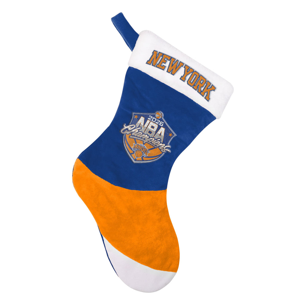 New York Knicks 2026 NBA Champions Basic Stocking FOCO - FOCO.com