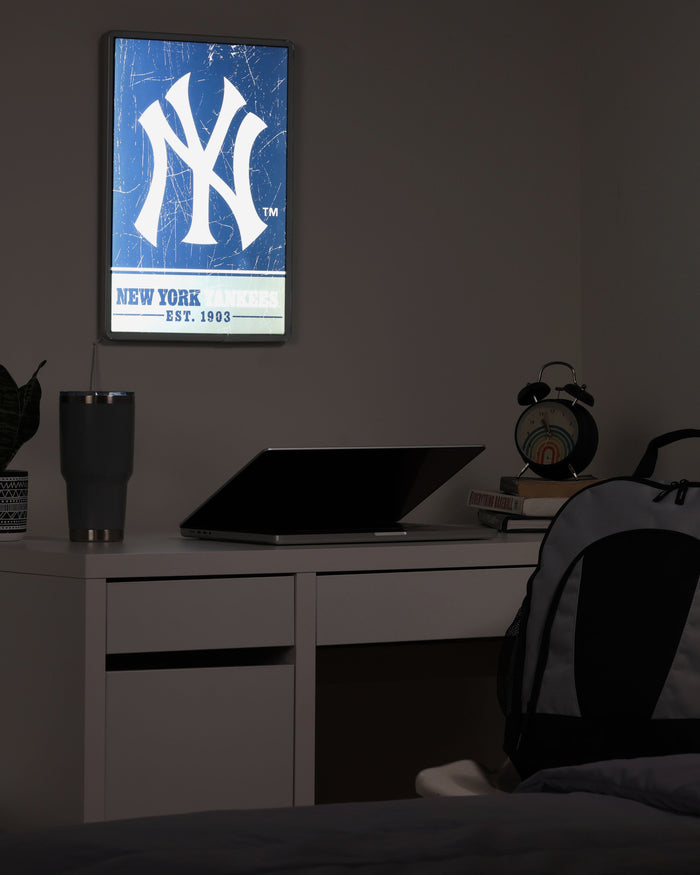 New York Yankees Big Logo Backlit Sign FOCO - FOCO.com