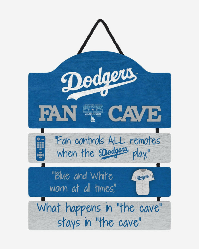 Los Angeles Dodgers 2025 Back To Back World Series Champions Fancave Sign FOCO - FOCO.com