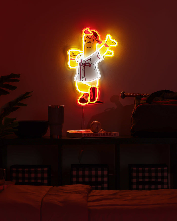 Blooper Atlanta Braves LED Neon Light Up Mascot Sign FOCO - FOCO.com