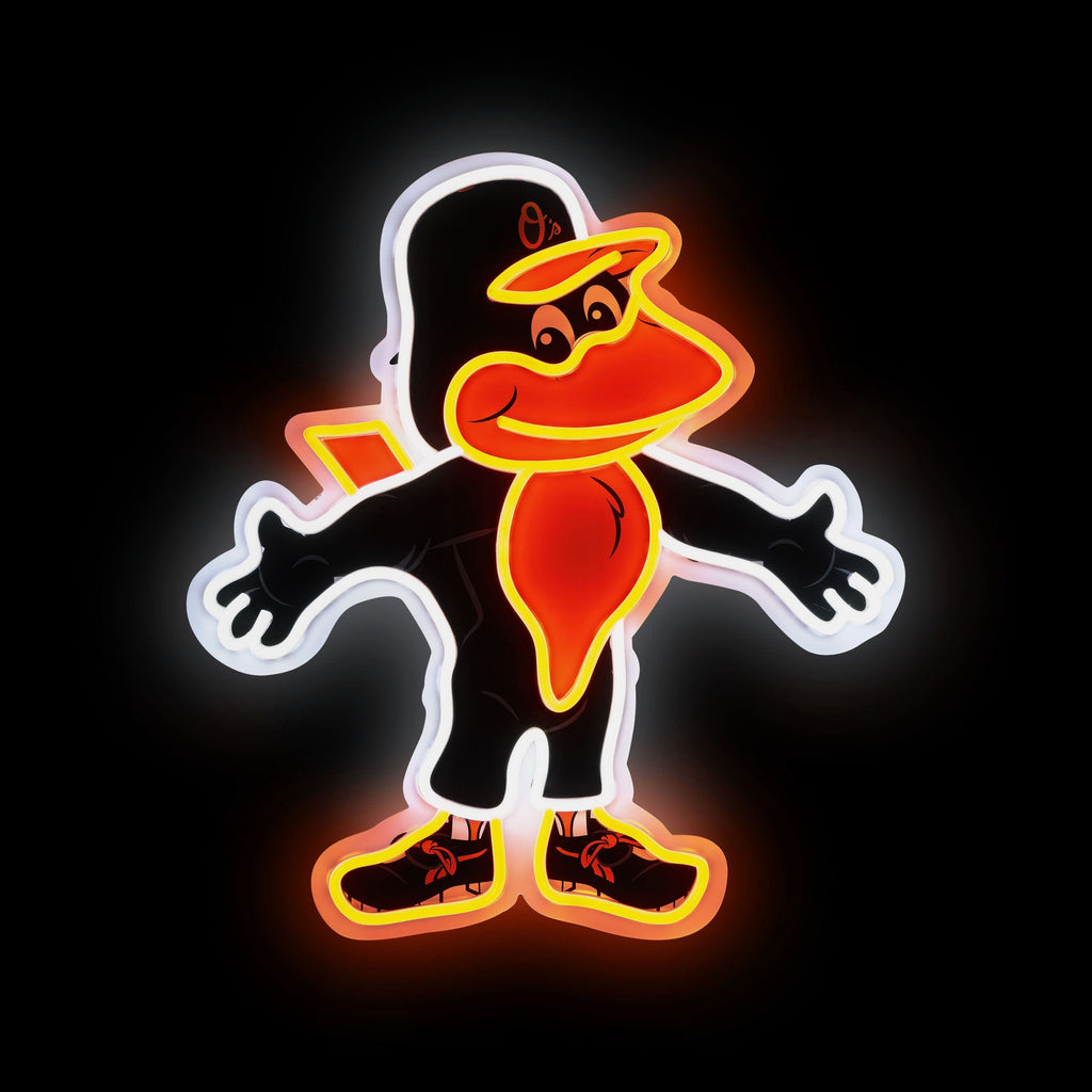 The Oriole Bird Baltimore Orioles LED Neon Light Up Mascot Sign FOCO