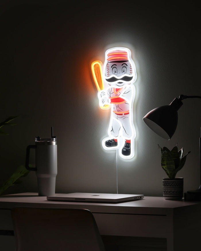 Mr Redlegs Cincinnati Reds LED Neon Light Up Mascot Sign FOCO - FOCO.com