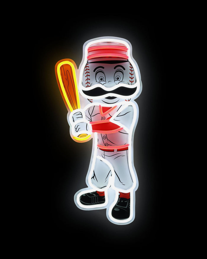 Mr Redlegs Cincinnati Reds LED Neon Light Up Mascot Sign FOCO - FOCO.com
