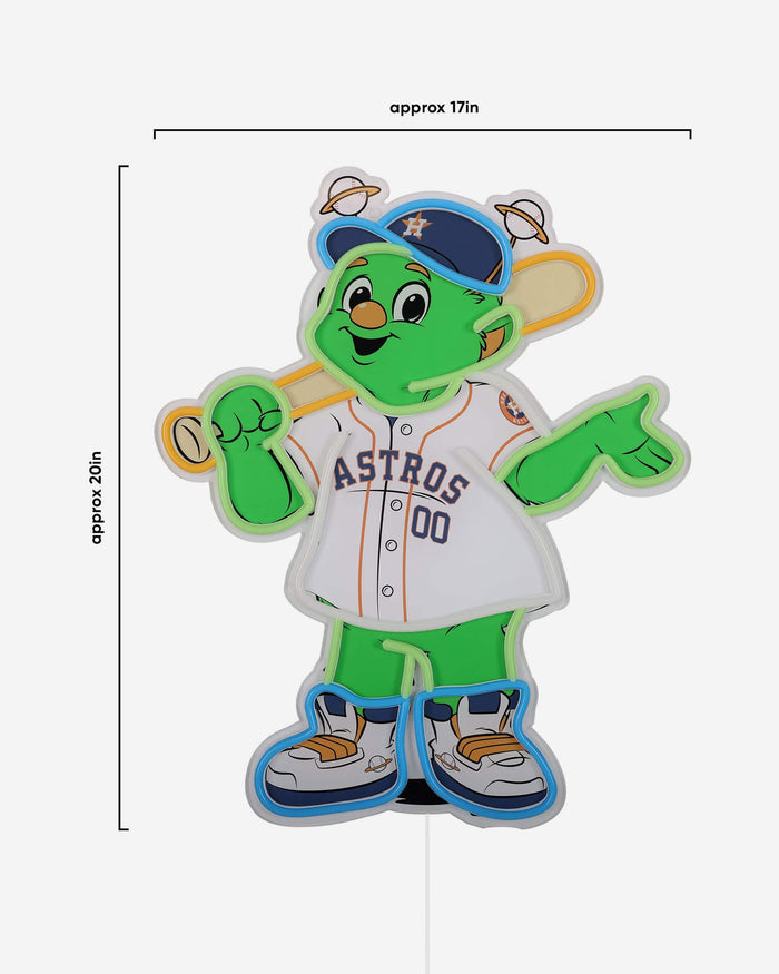 Orbit Houston Astros LED Neon Light Up Mascot Sign FOCO - FOCO.com
