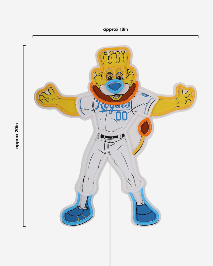 Sluggerrr Kansas City Royals LED Neon Light Up Mascot Sign FOCO - FOCO.com