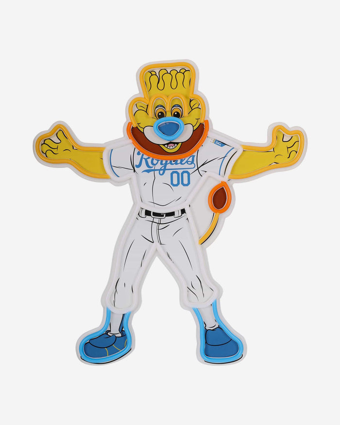 Sluggerrr Kansas City Royals LED Neon Light Up Mascot Sign FOCO - FOCO.com