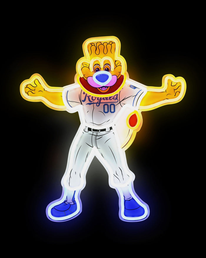 Sluggerrr Kansas City Royals LED Neon Light Up Mascot Sign FOCO - FOCO.com