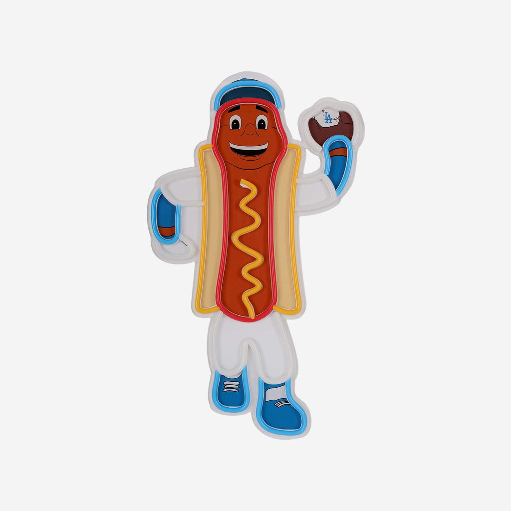 Dodger Dog Los Angeles Dodgers LED Neon Light Up Mascot Sign FOCO - FOCO.com