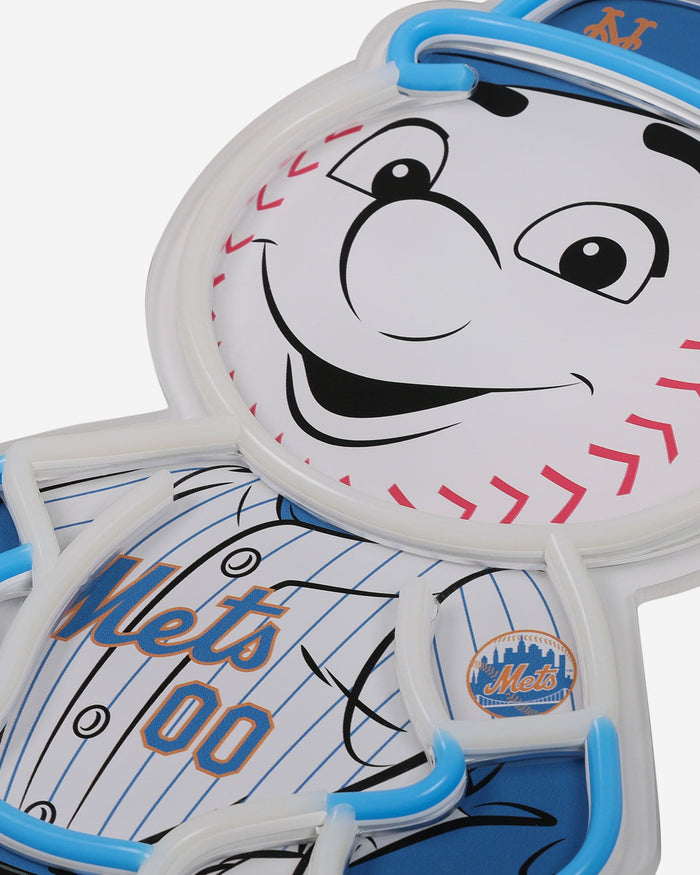 Mr Met New York Mets LED Neon Light Up Mascot Sign FOCO - FOCO.com
