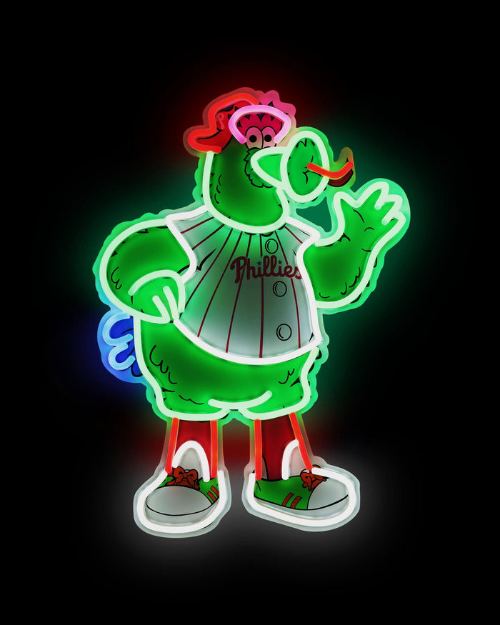 Phillie Phanatic Philadelphia Phillies LED Neon Light Up Mascot Sign FOCO - FOCO.com