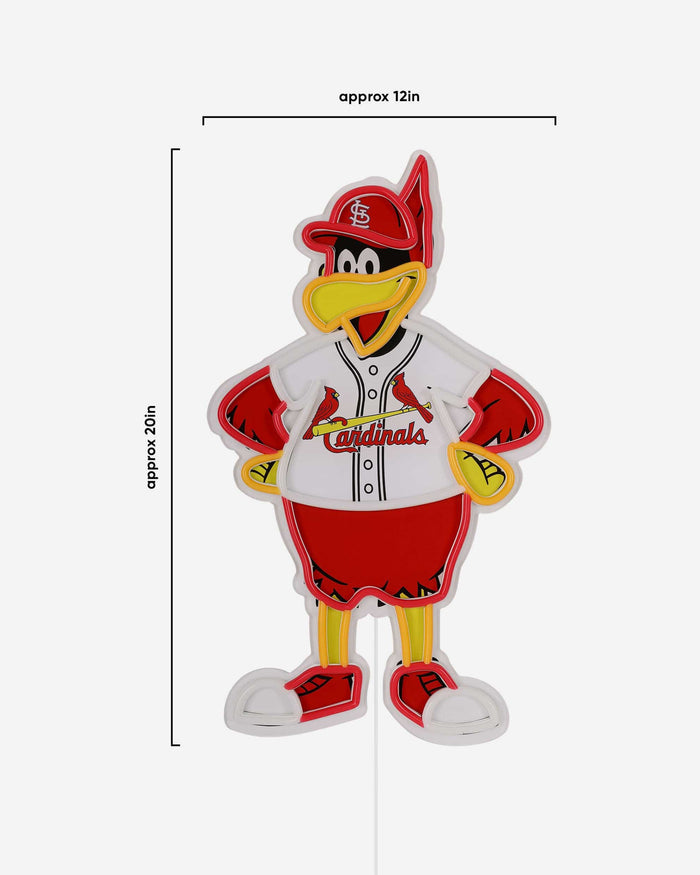 Fredbird St Louis Cardinals LED Neon Light Up Mascot Sign FOCO - FOCO.com