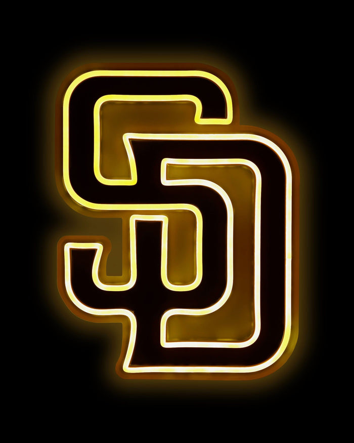 San Diego Padres LED Neon Light Up Team Logo Sign FOCO - FOCO.com