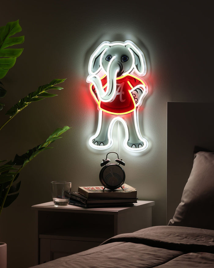 Big Al Alabama Crimson Tide LED Neon Light Up Mascot Sign FOCO - FOCO.com
