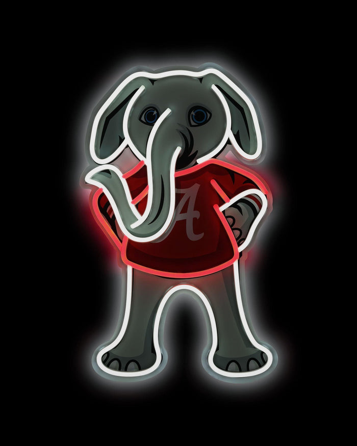 Big Al Alabama Crimson Tide LED Neon Light Up Mascot Sign FOCO - FOCO.com