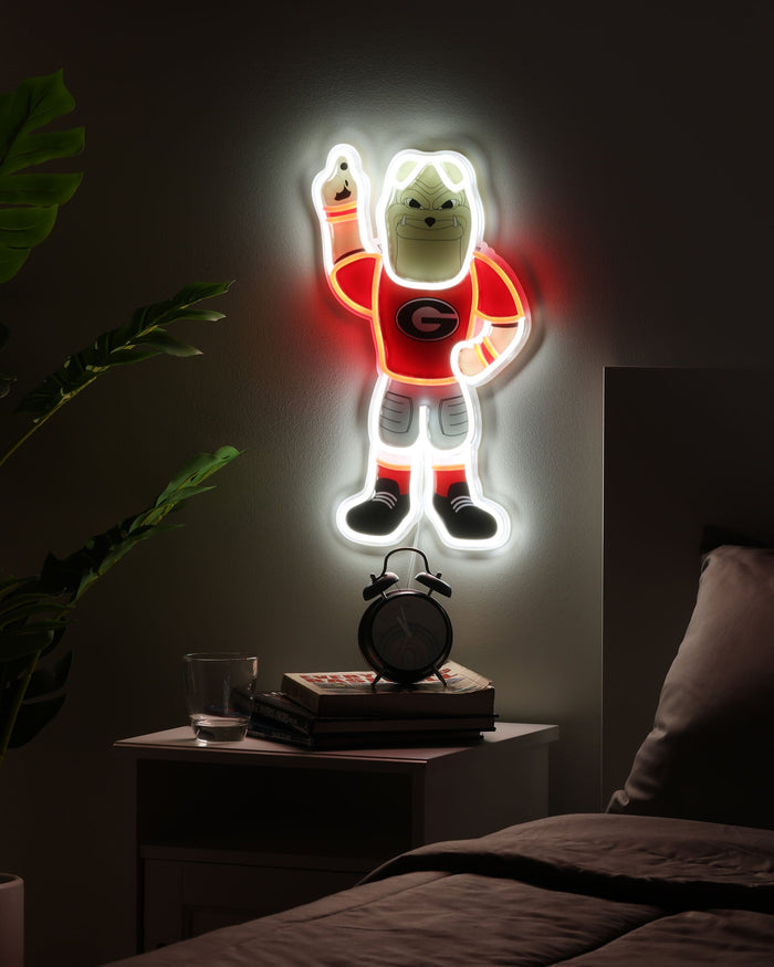 Hairy Dawg Georgia Bulldogs LED Neon Light Up Mascot Sign FOCO - FOCO.com