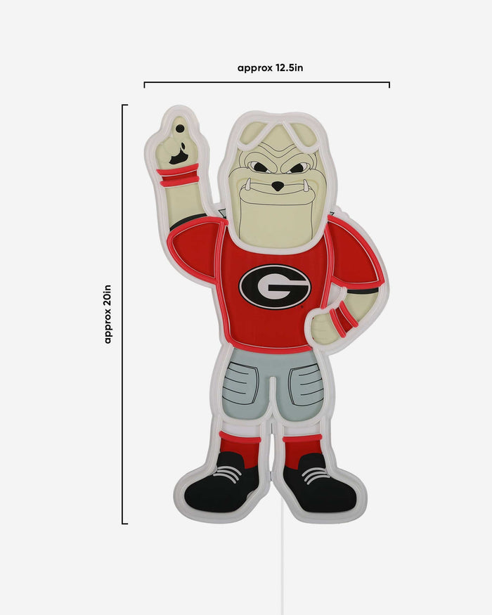 Hairy Dawg Georgia Bulldogs LED Neon Light Up Mascot Sign FOCO - FOCO.com