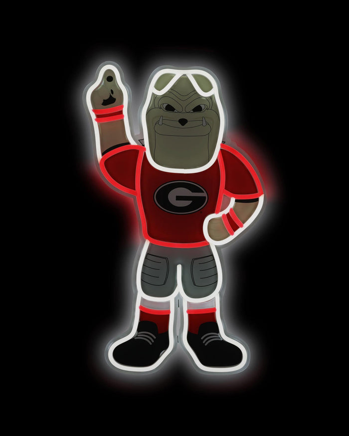 Hairy Dawg Georgia Bulldogs LED Neon Light Up Mascot Sign FOCO - FOCO.com