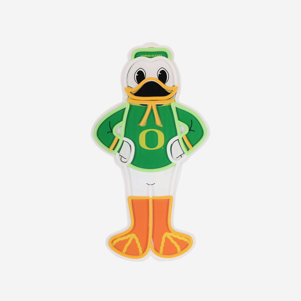 The Duck Oregon Ducks LED Neon Light Up Mascot Sign FOCO - FOCO.com