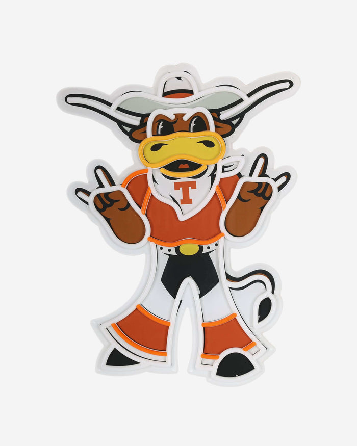 Hook 'Em Texas Longhorn LED Neon Light Up Mascot Sign FOCO - FOCO.com