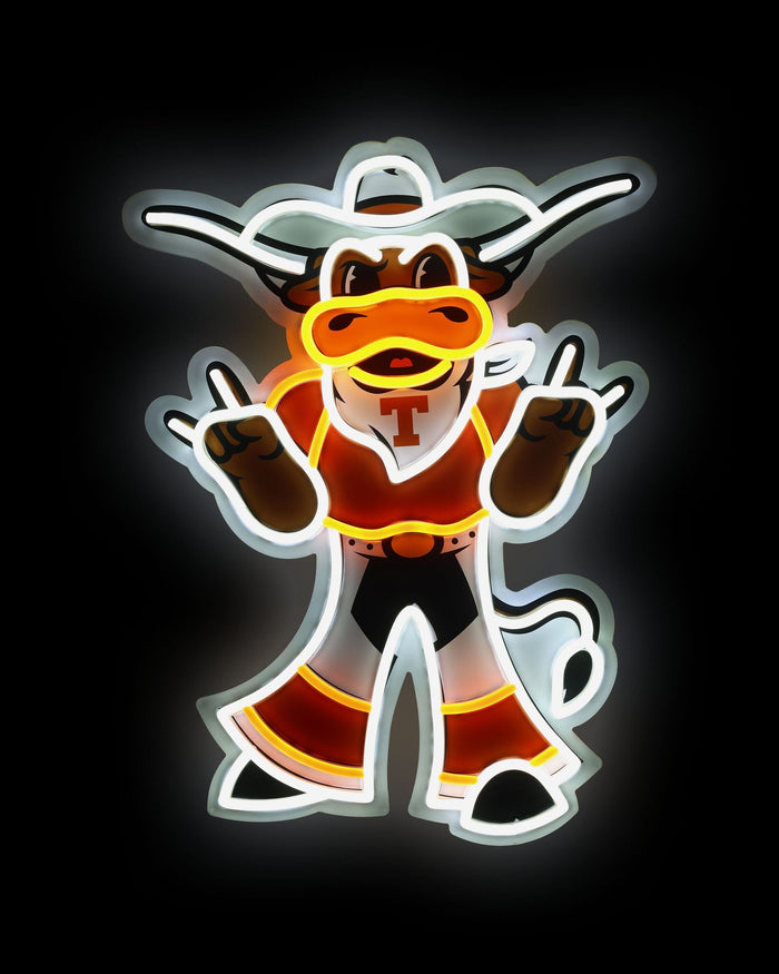 Hook 'Em Texas Longhorn LED Neon Light Up Mascot Sign FOCO - FOCO.com