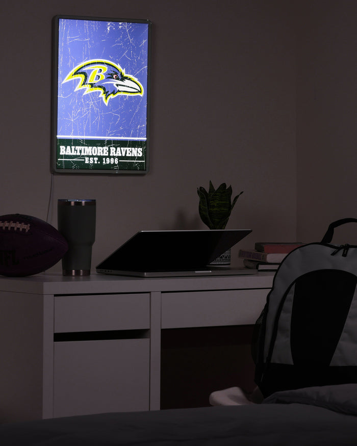 Baltimore Ravens Big Logo Backlit Sign FOCO - FOCO.com