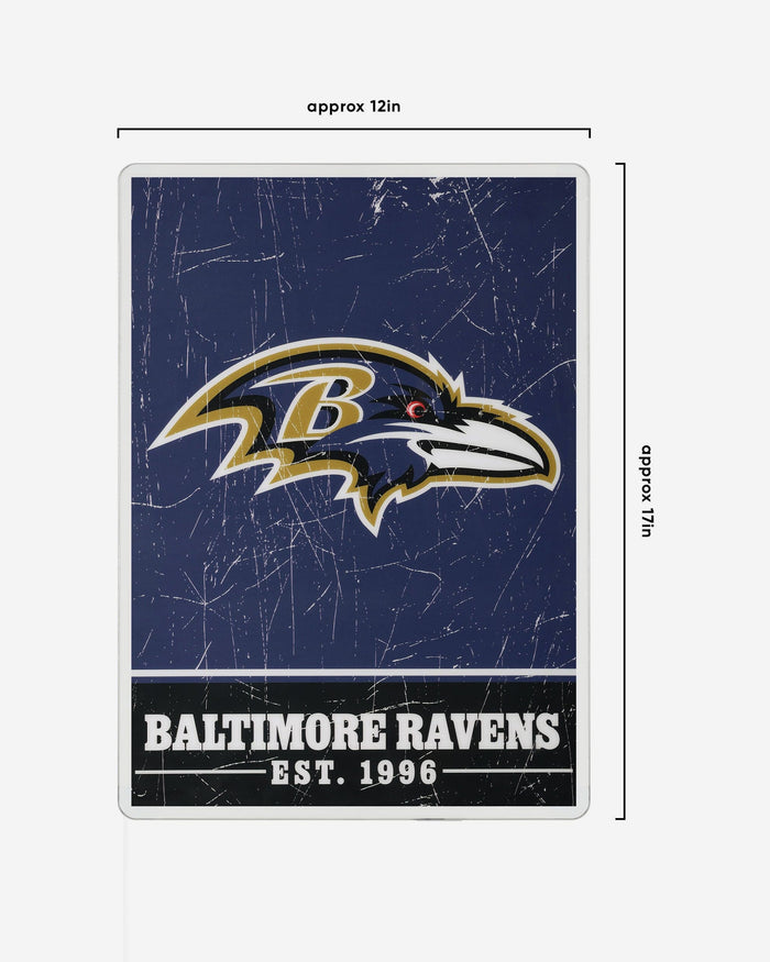 Baltimore Ravens Big Logo Backlit Sign FOCO - FOCO.com