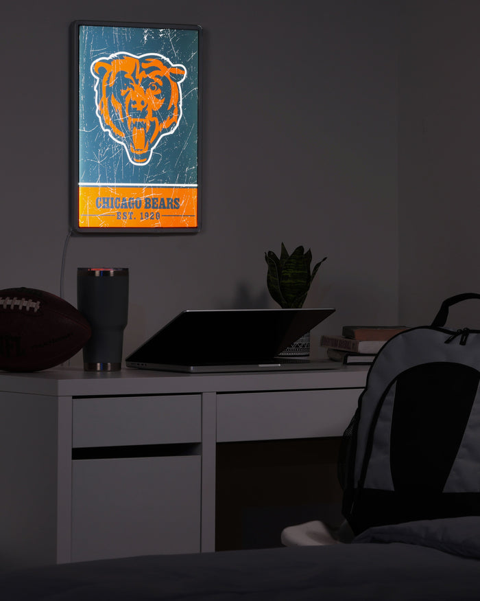 Chicago Bears Big Logo Backlit Sign FOCO - FOCO.com