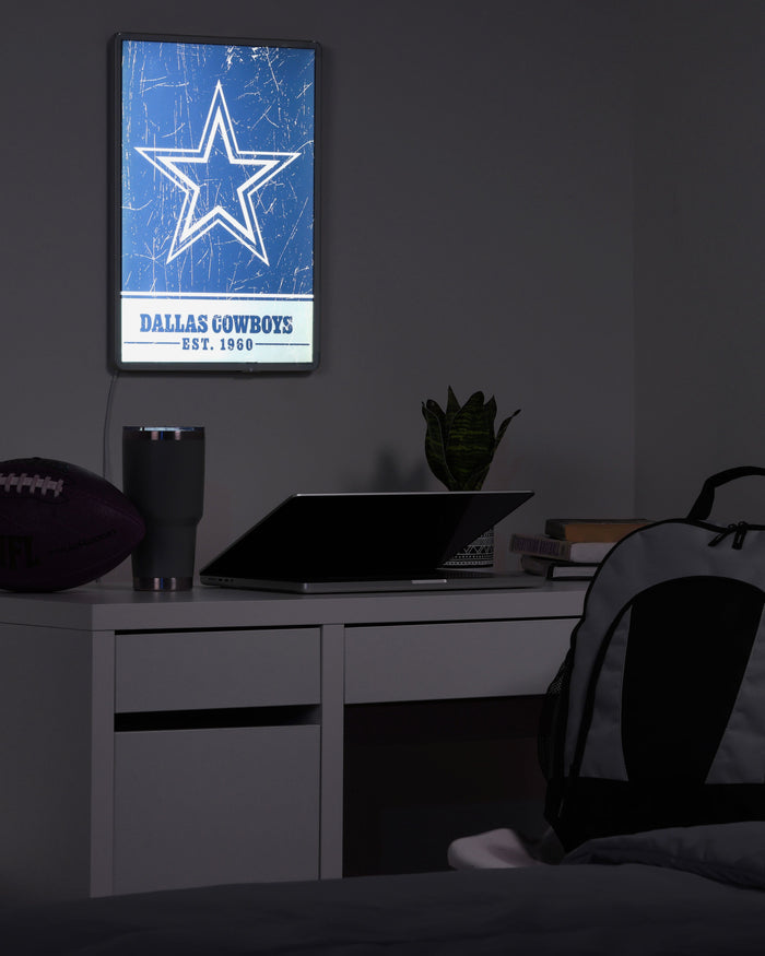 Dallas Cowboys Big Logo Backlit Sign FOCO - FOCO.com