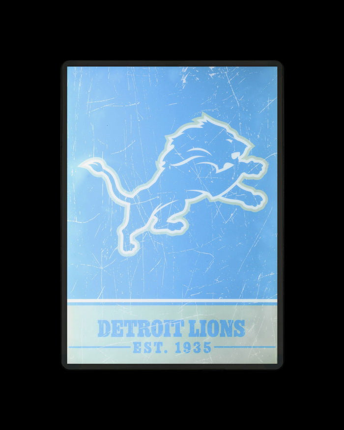 Detroit Lions Big Logo Backlit Sign FOCO - FOCO.com