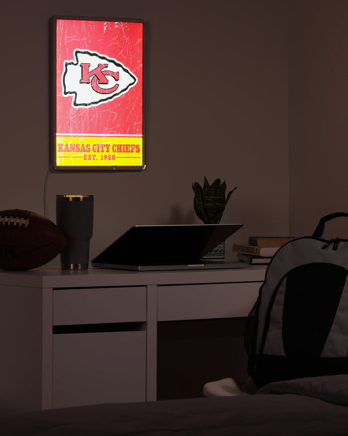Kansas City Chiefs Big Logo Backlit Sign FOCO - FOCO.com