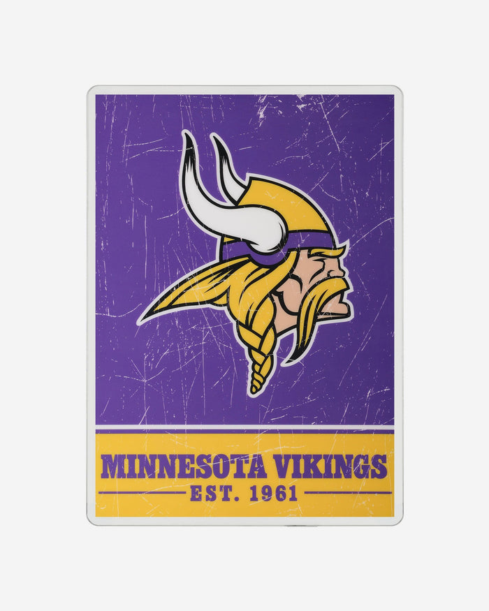 Minnesota Vikings Big Logo Backlit Sign FOCO - FOCO.com