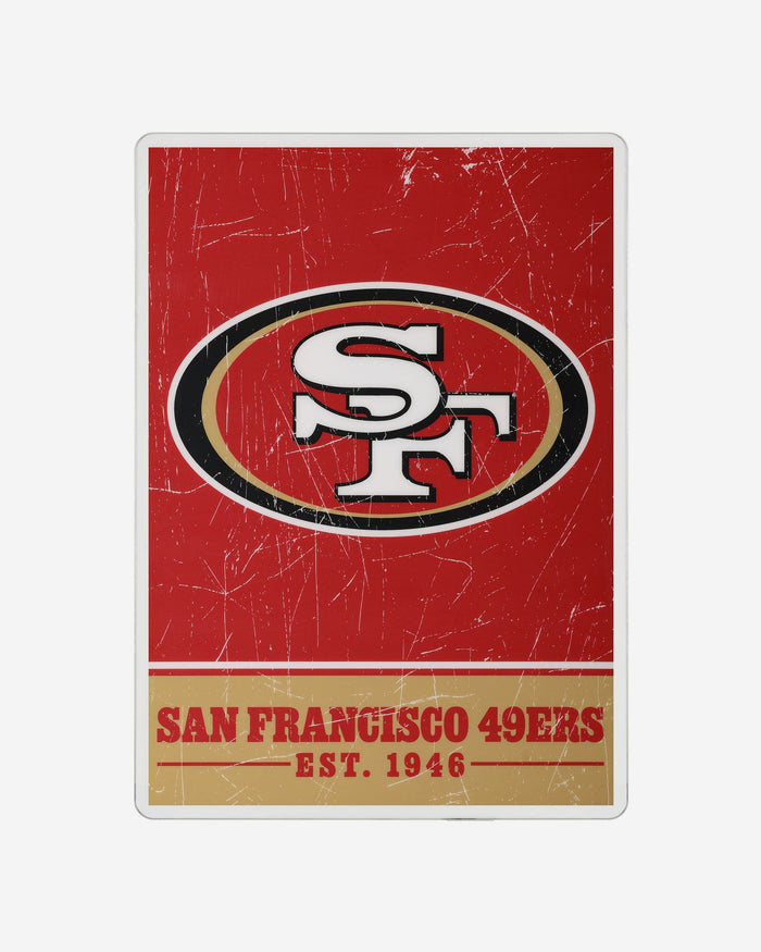 San Francisco 49ers Big Logo Backlit Sign FOCO - FOCO.com