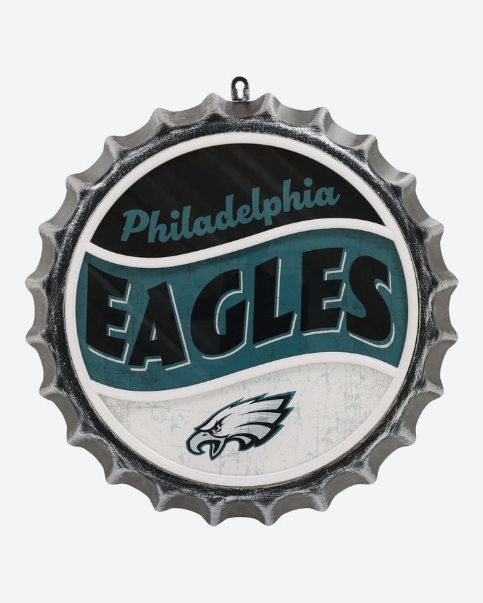 Philadelphia Eagles LED Neon Backlit Bottle Cap Wall Sign FOCO - FOCO.com