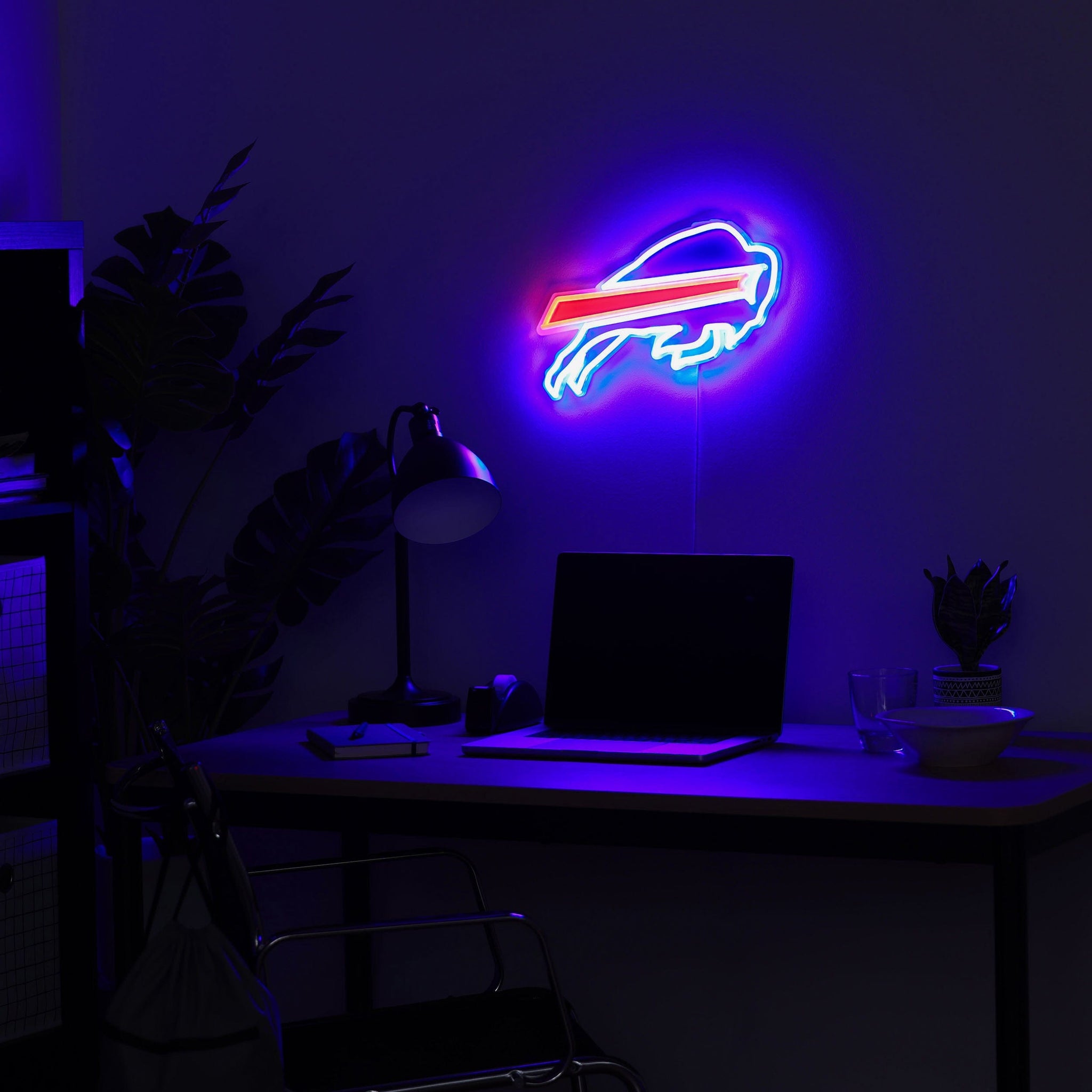 Buffalo Bills LED Neon Light Up Team Logo Sign