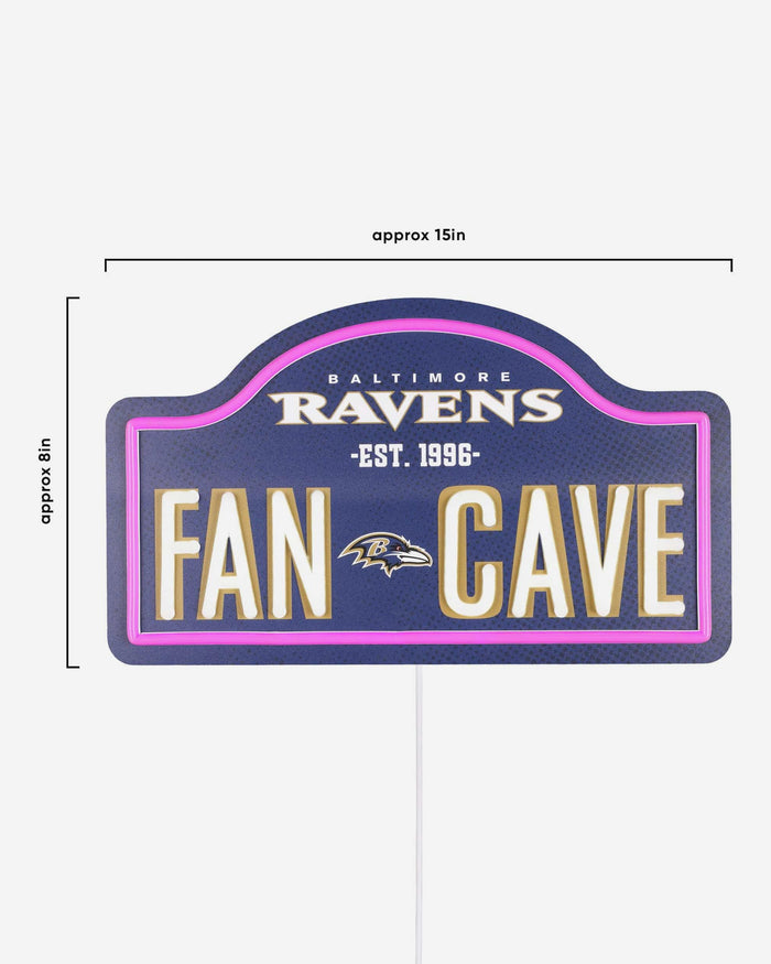 Baltimore Ravens LED Neon Fancave Sign FOCO - FOCO.com