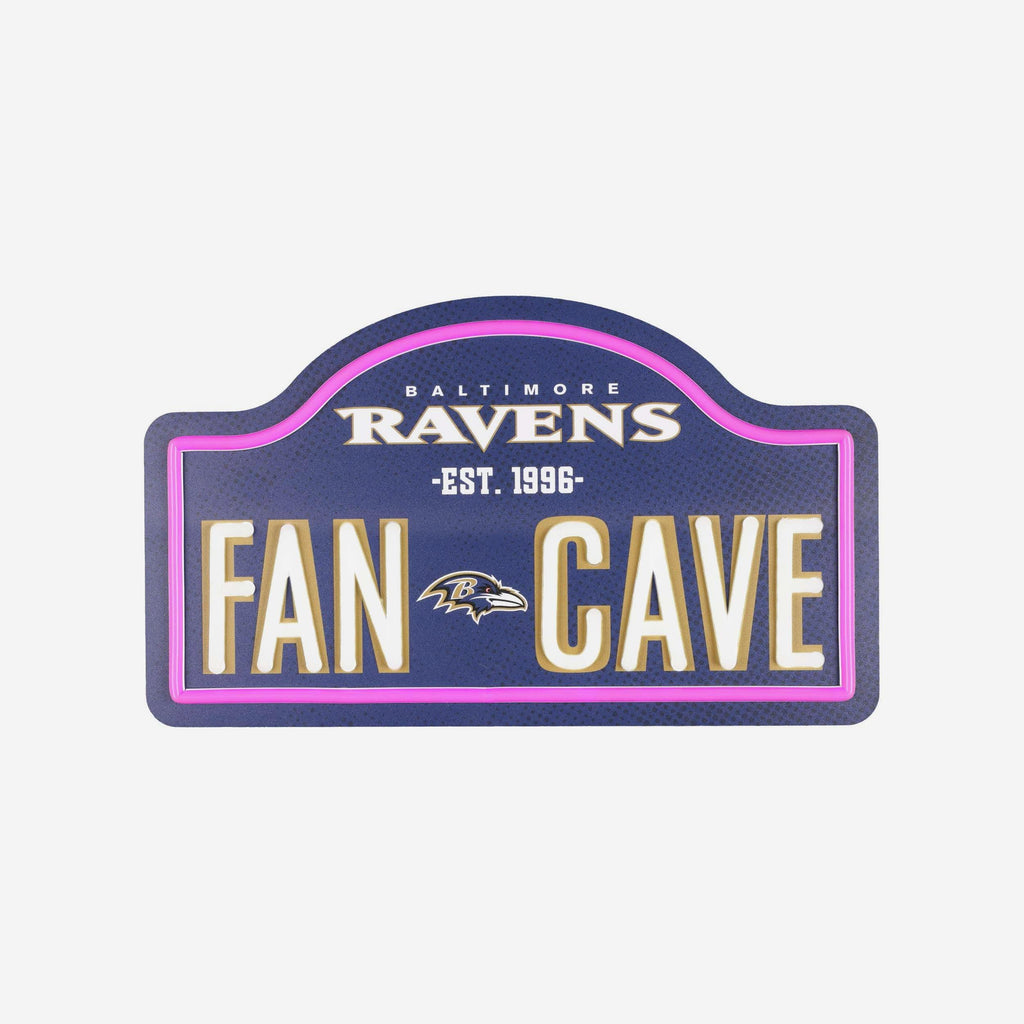 Baltimore Ravens LED Neon Fancave Sign FOCO - FOCO.com
