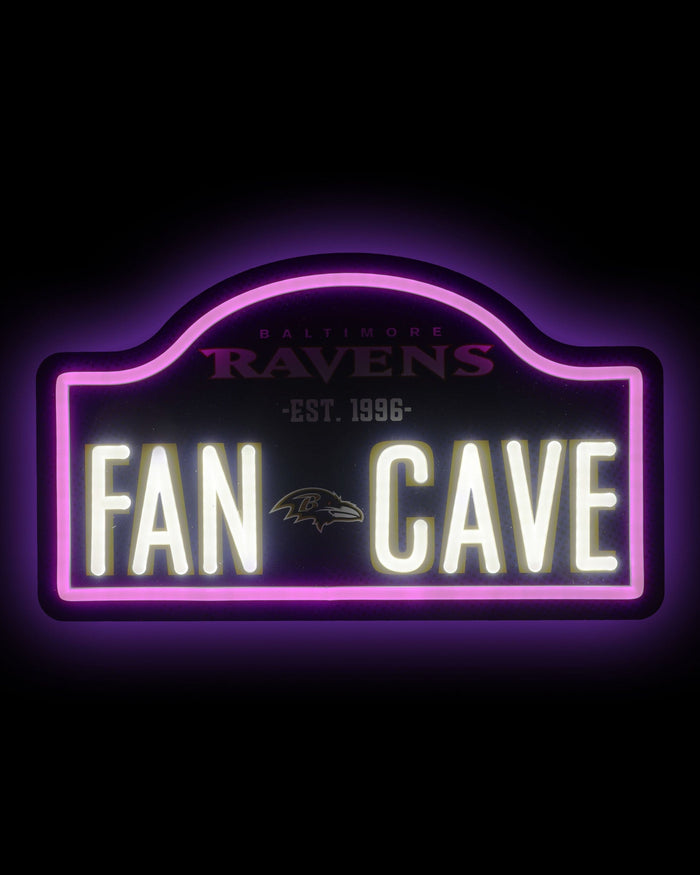 Baltimore Ravens LED Neon Fancave Sign FOCO - FOCO.com