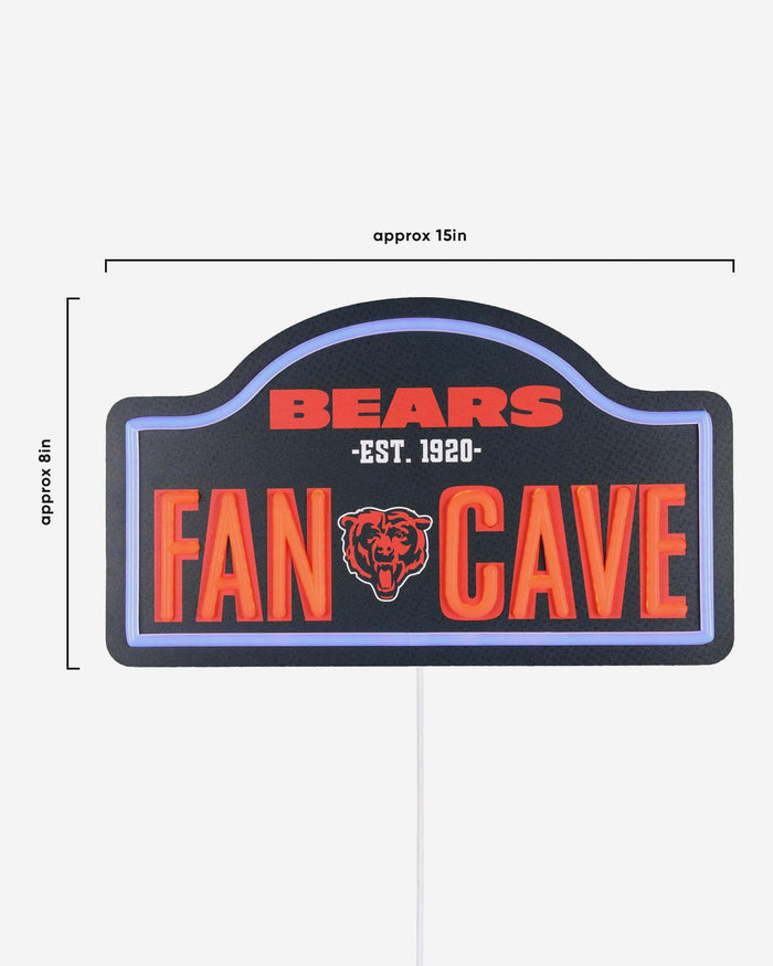 Chicago Bears LED Neon Fancave Sign FOCO - FOCO.com